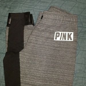 Pink joggers xs grey